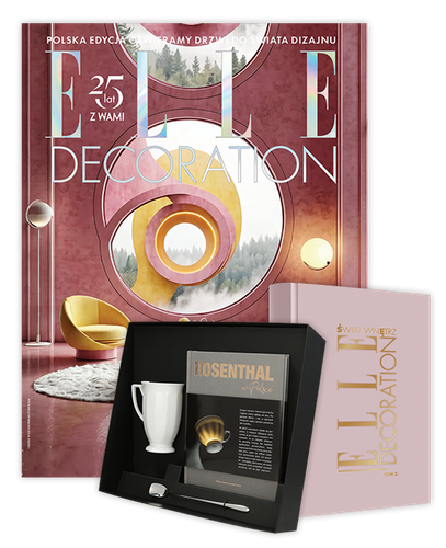 Roczna oferta Elle Decoration z prezentem: Zestawem Rosenthal i Albumem Świat Wnętrz