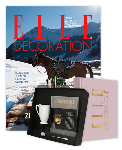 Roczna oferta Elle Decoration z prezentem: Zestawem Rosenthal i Albumem Świat Wnętrz