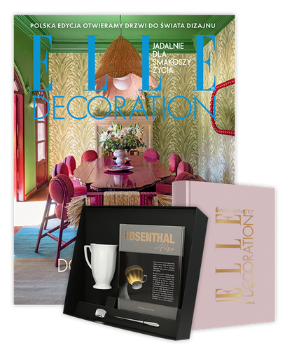 Roczna oferta Elle Decoration z prezentem: Zestawem Rosenthal i Albumem Świat Wnętrz