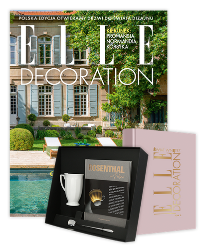 Roczna oferta Elle Decoration z prezentem: Zestawem Rosenthal i Albumem Świat Wnętrz