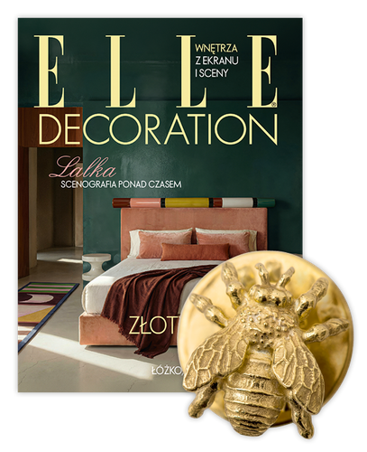 Roczna prenumerata Elle Decoration z PIN PSZCZOŁA OD ANNA SAMKÓW