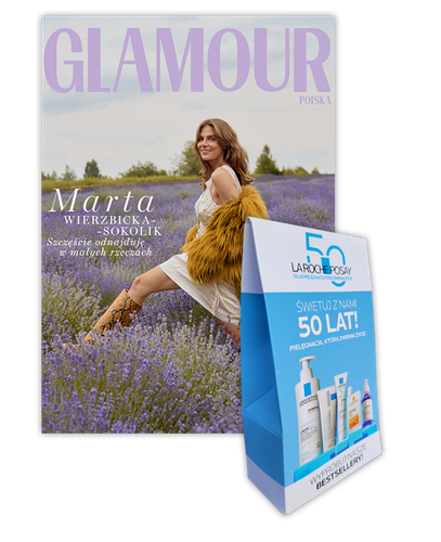 Glamour 9/2025 z mini zestawem kosmetyków La Roche Posay