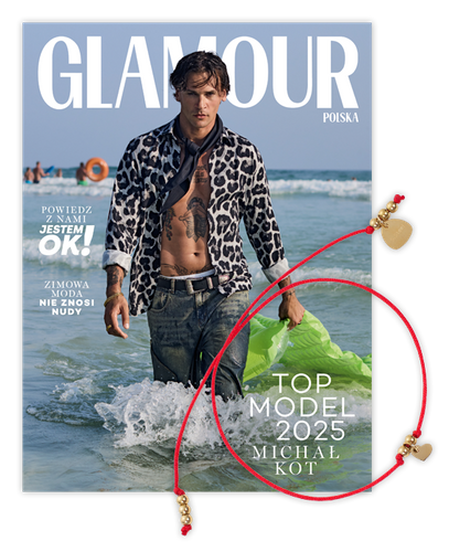 Glamour 12/2025 - 1/2026 z bransoletką VEZZI z serduszkiem - czerwona od marki VEZZI