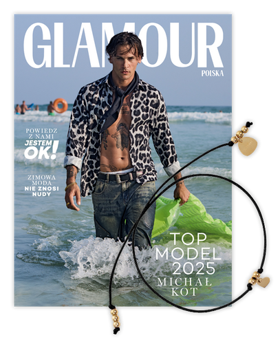 Glamour 12/2025 - 1/2026 z bransoletką VEZZI z serduszkiem - czarna od marki VEZZI