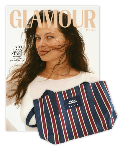 Glamour 7-8/2026 z torbą z kolekcji She is Sunday MOHITO