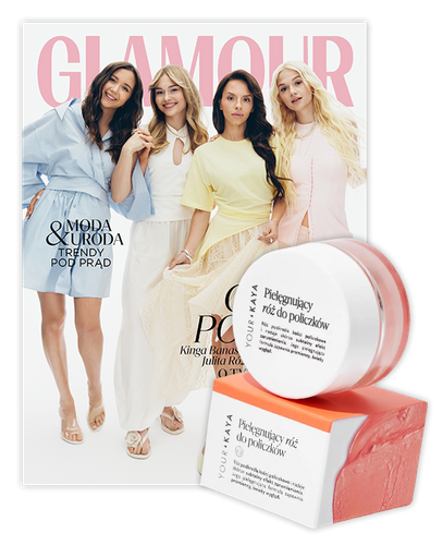 Glamour 9/2026 z kosmetykiem YOUR KAYA Pielęgnujący róż do policzków   
