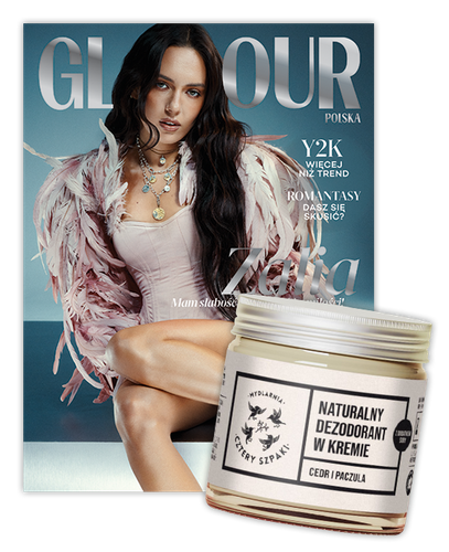 Glamour 11/2026 z naturalnym dezodorantem w kremie Cedr i Paczula