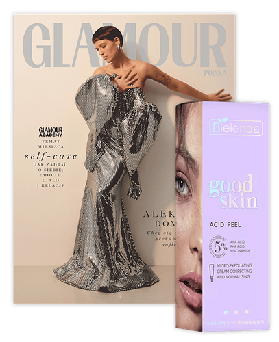 Glamour 2/2024 z mikrozłuszczającym kremem Bielenda Good Skin Acid Peel