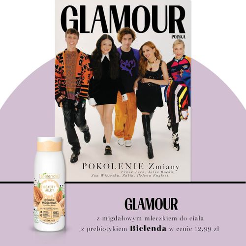 Glamour 9/2023 z migdałowym mleczkiem do ciała Bielenda