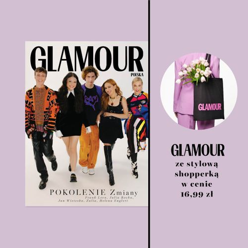 Glamour 9/2023 ze stylową shopperką
