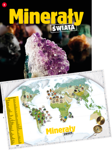 Przesyłka cz. 4 i 5. Prenumerata "Minerały Świata", od tomu 4 - Premium