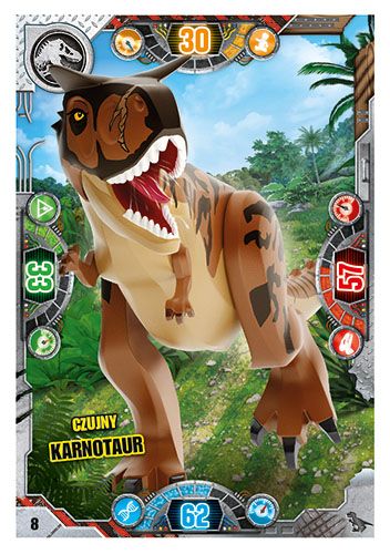 LEGO® Jurassic World™ - Nr 8: Czujny karnotaur