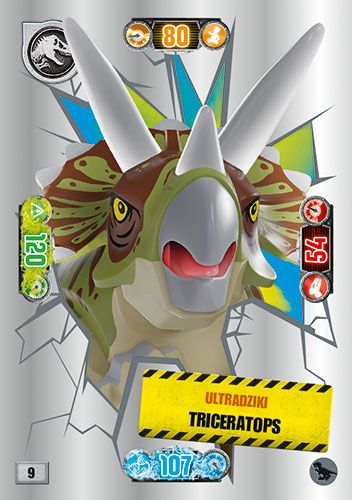 LEGO® Jurassic World™ - Nr 9: Ultradziki triceratops