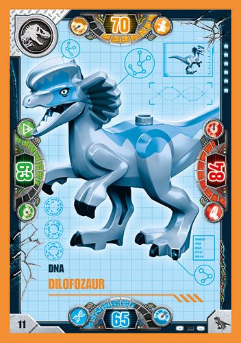 LEGO® Jurassic World™ - Nr 11: DNA Dilofozaur