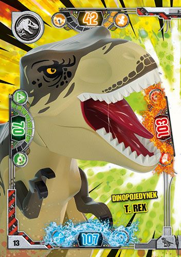 LEGO® Jurassic World™ - Nr 13: Dinopojedynek T. rex