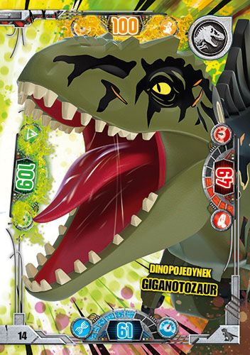 LEGO® Jurassic World™ - Nr 14: Dinopojedynek Giganotozaur