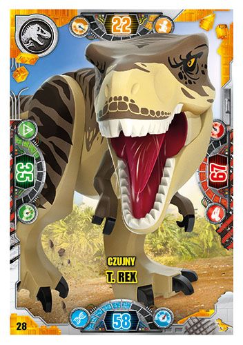 LEGO® Jurassic World™ - Nr 28: Czujny T. rex