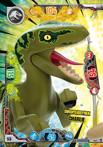 LEGO® Jurassic World™ - Nr 53: Dinopojedynek Charlie