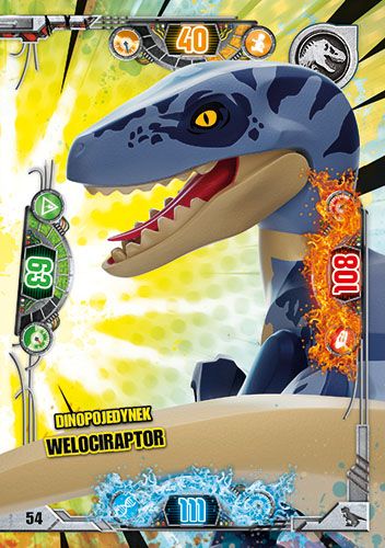 LEGO® Jurassic World™ - Nr 54: Dinopojedynek welociraptor