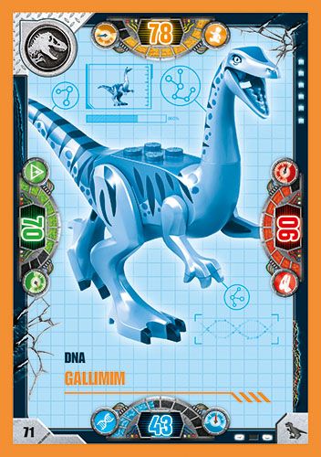 LEGO® Jurassic World™ - Nr 71: DNA Gallimim
