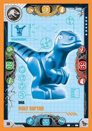 LEGO® Jurassic World™ - Nr 78: DNA Mały raptor
