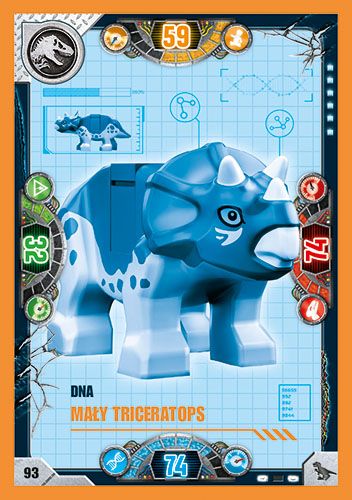 LEGO® Jurassic World™ - Nr 93: DNA Mały triceratops
