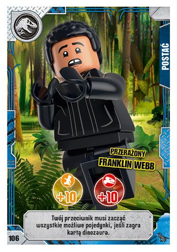 LEGO® Jurassic World™ - Nr 106: Przerażony Franklin Webb