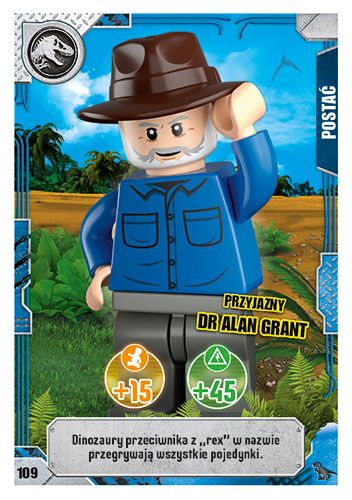 LEGO® Jurassic World™ - Nr 109: Przyjazny dr Alan Grant