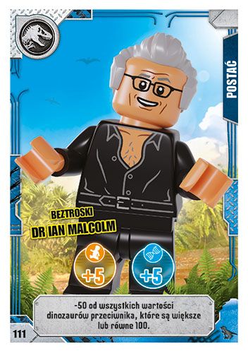 LEGO® Jurassic World™ - Nr 111: Beztroski dr Ian Malcolm