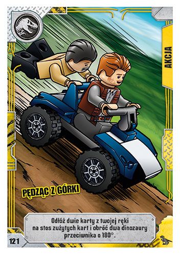 LEGO® Jurassic World™ - Nr 121: Pędząc z górki