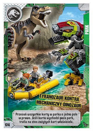 LEGO® Jurassic World™ - Nr 174: Tyranozaur kontra mechaniczny dinozaur