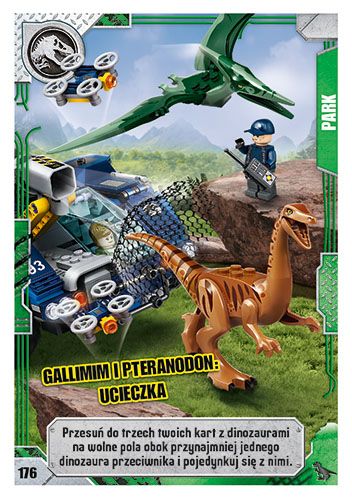 LEGO® Jurassic World™ - Nr 176: Gallimim i pteranodon: ucieczka