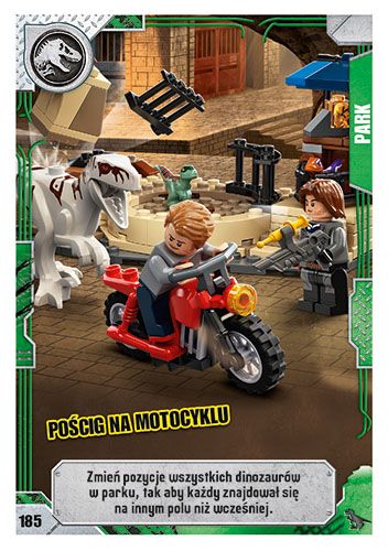 LEGO® Jurassic World™ - Nr 185: Pościg na motocyklu