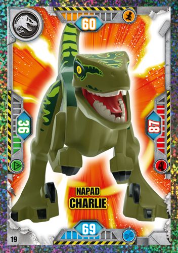 LEGO® Jurassic World™ TCG - Nr 19: Napad Charlie