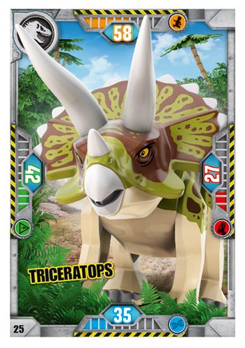 LEGO® Jurassic World™ TCG - Nr 25: Triceratops