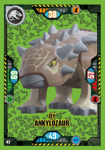 LEGO® Jurassic World™ TCG - Nr 47: Zły ankylozaur