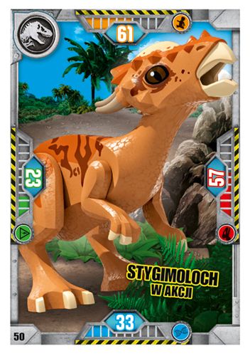 LEGO® Jurassic World™ TCG - Nr 50: Stygimoloch w akcji