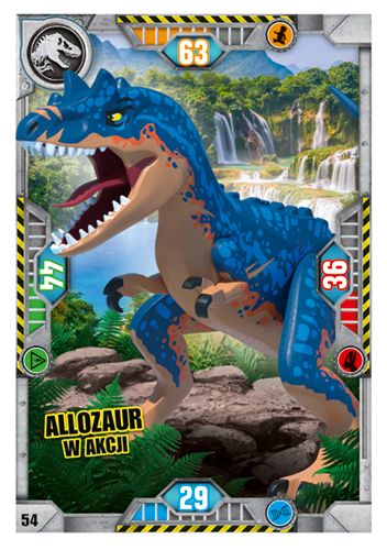 LEGO® Jurassic World™ TCG - Nr 54: Allozaur w akcji