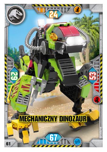 LEGO® Jurassic World™ TCG - Nr 61: Mechaniczny dinozaur