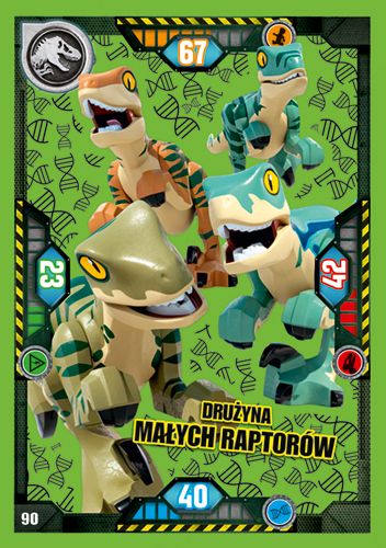 LEGO® Jurassic World™ TCG - Nr 90: Drużyna małych raptorów