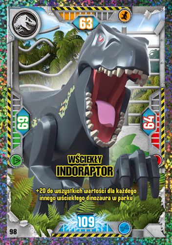 LEGO® Jurassic World™ TCG - Nr 98: Wściekły indoraptor