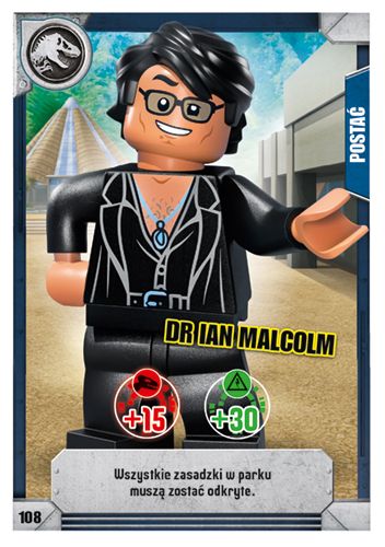 LEGO® Jurassic World™ TCG - Nr 108: Dr Ian Malcolm
