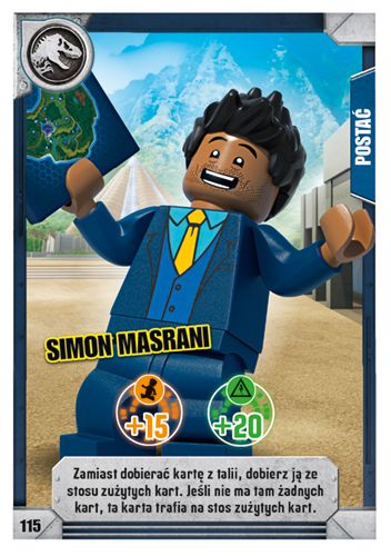 LEGO® Jurassic World™ TCG - Nr 115: Simon Masrani