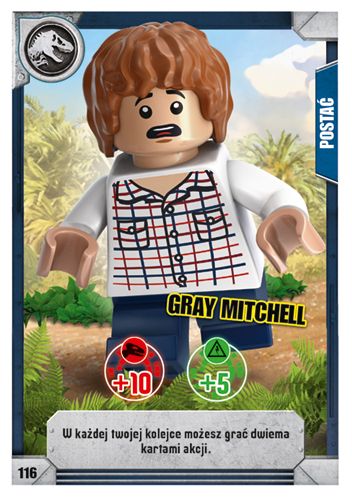LEGO® Jurassic World™ TCG - Nr 116: Gray Mitchell