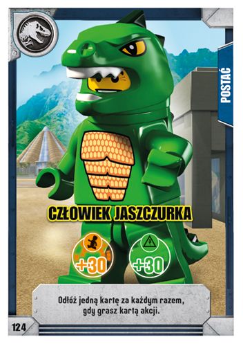 LEGO® Jurassic World™ TCG - Nr 124: Człowiek jaszczurka
