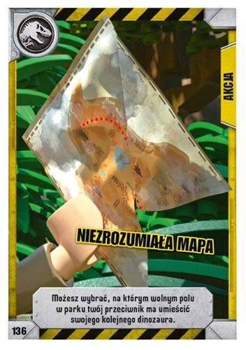 LEGO® Jurassic World™ TCG - Nr 136: Niezrozumiała mapa
