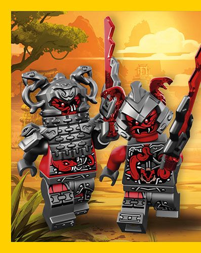LEGO® NINJAGO® Legacy II Kolekcja naklejkowa - Naklejka Nr 99 Podwójna