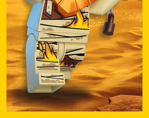 LEGO® NINJAGO® Legacy II Kolekcja naklejkowa - Naklejka Nr 180 Podwójna