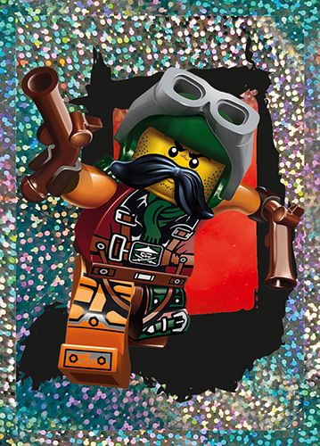 LEGO® NINJAGO® Legacy Kolekcja naklejkowa - Naklejka Nr 239 (Błyszcząca)