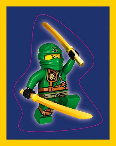 LEGO® NINJAGO® Legacy Kolekcja naklejkowa - Naklejka Nr 250 (Pojedynek)